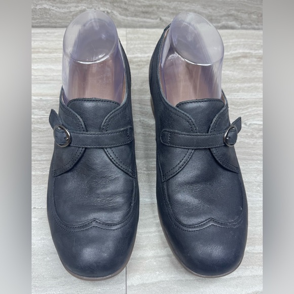 Dansko Livie Slip On Burnished Leather Saddle Loafer Women's Size 38 - Picture 3 of 13